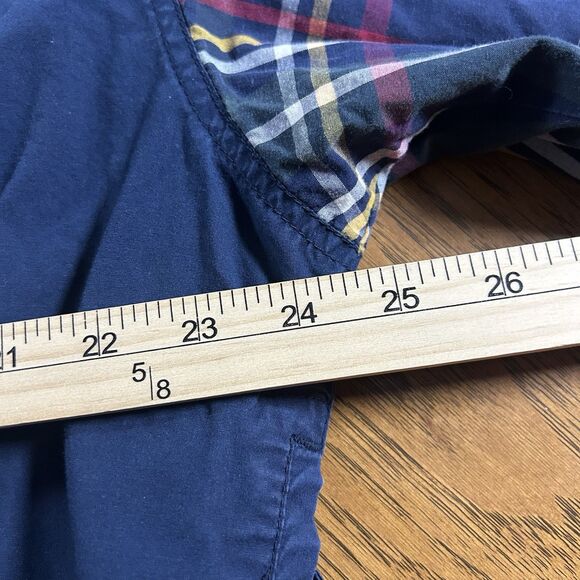 Vintage Tommy Hilfiger Golf Windbreaker Mens XL Reversible Jacket Plaid Sleeves - Picture 12 of 15